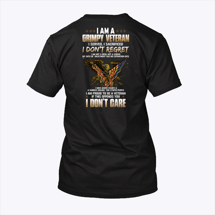 Grumpy Veteran Dad Shirt I Served I Sacrificed I Dont Regret 1.jpg