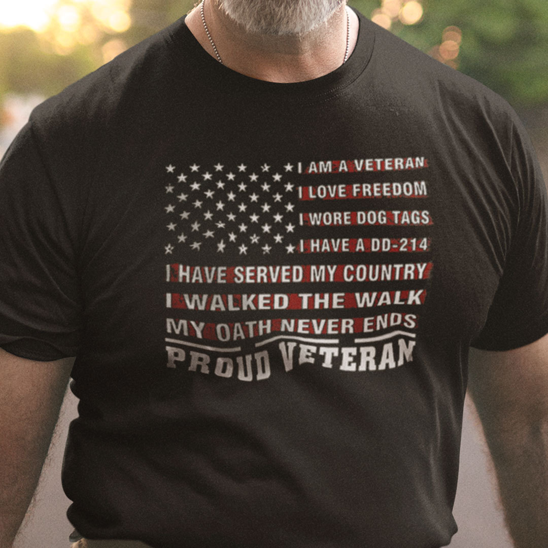 I Am A Veteran I Love Freedom I Wore Dog Tags Shirt American Flag.jpg