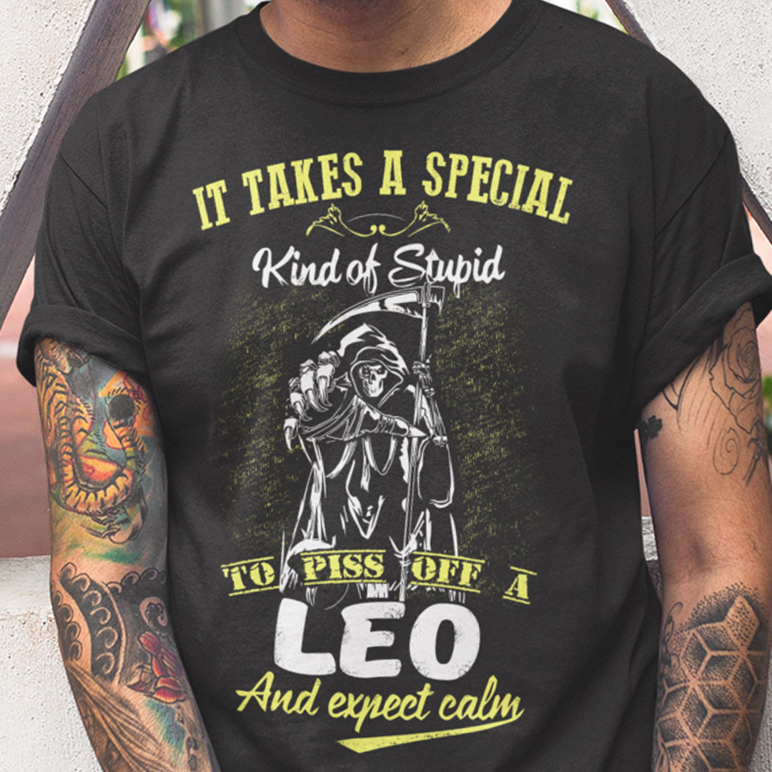 Leo Zodiac Shirt It Takes A Special Kind Of Stupid.jpg