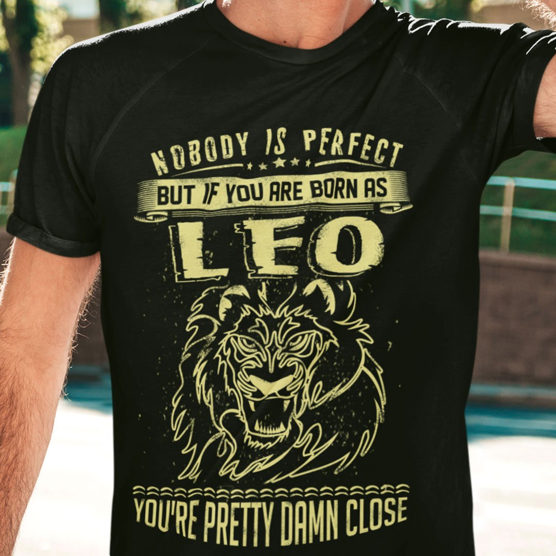 Leo T Shirt Nobody Is Perfect.jpg