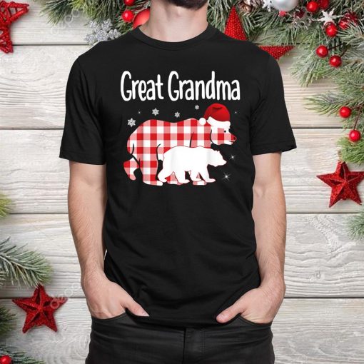 great grandma red plaid bear matching family christmas shirt 1 510x510 1.jpg