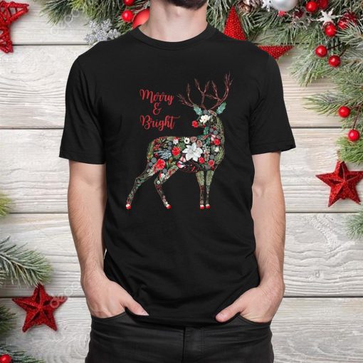 merry and bright botanical christmas reindeer holiday shirt 1 510x510 1.jpg