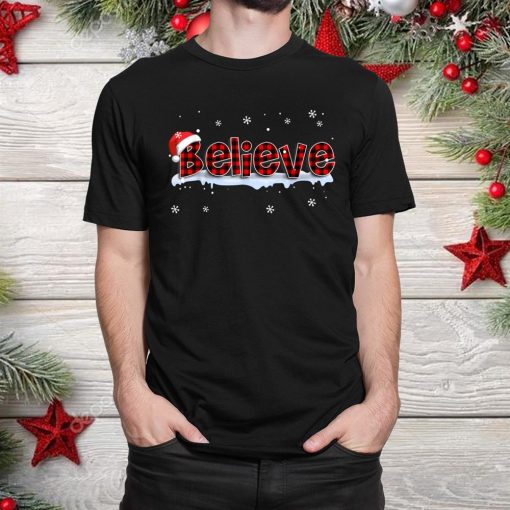 believe buffalo plaid santa snowflake christmas shirt 1 510x510 1.jpg