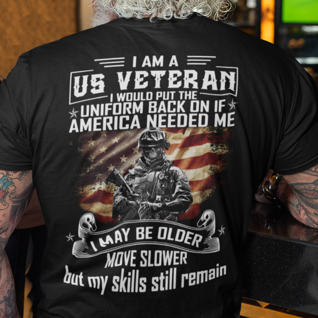 US Veteran Shirt Skull Older Slower But My Skills Remain main.jpg
