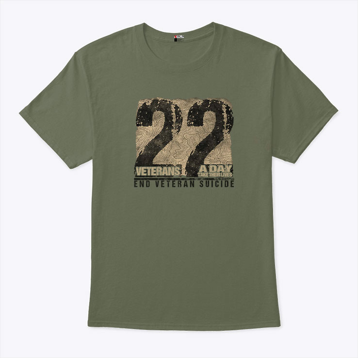 22 Veterans A Day Takes Their Lives End Veteran Suicide Shirt 1.jpg