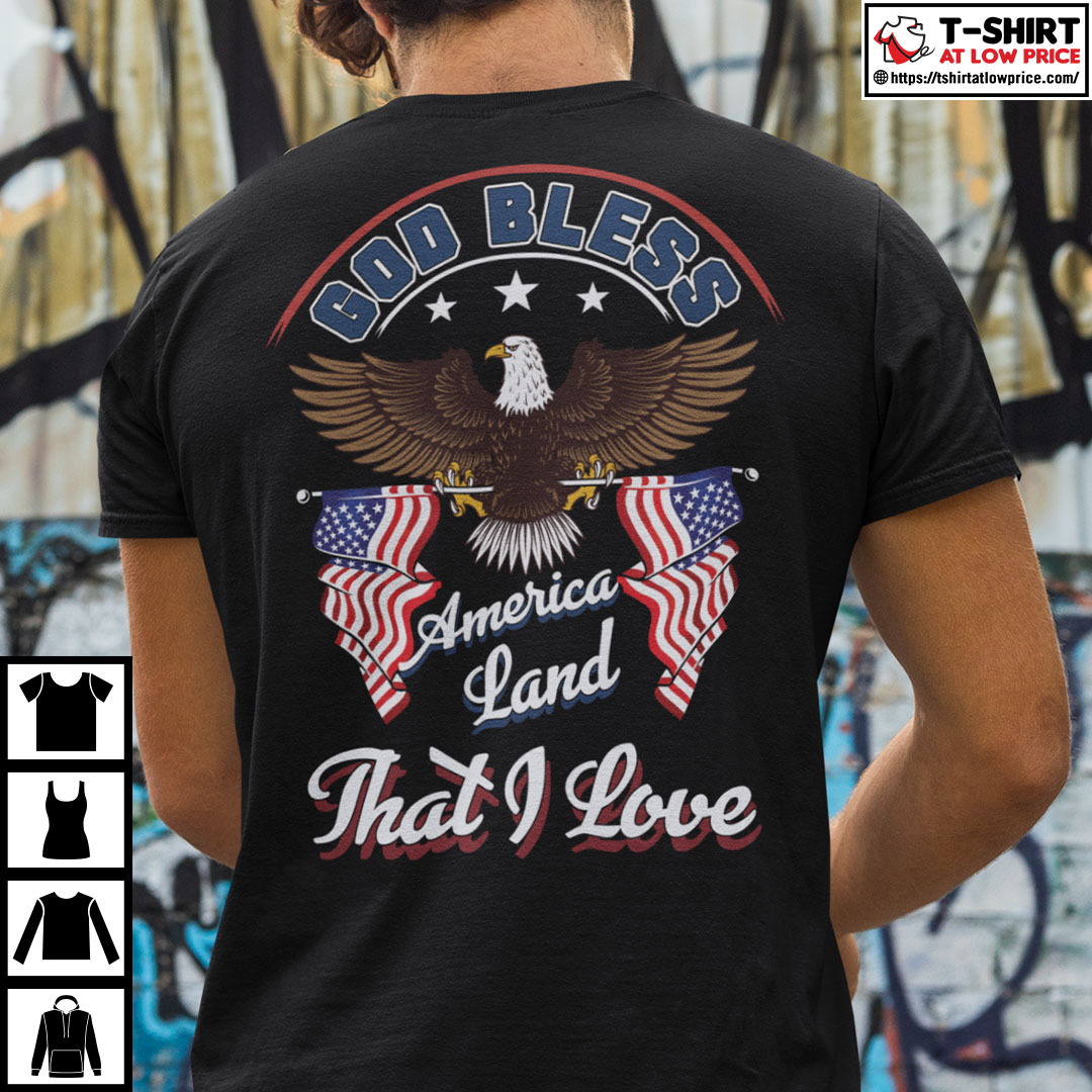 Patriotic Shirt God Bless America Land I Love Independence Day x.jpg