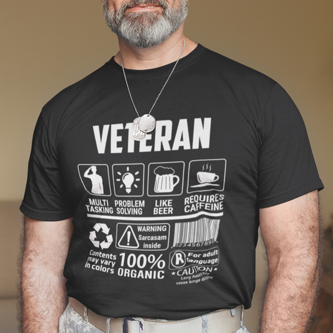 Veteran Multi Tasking Likes Beer Problem Solving Shirt.jpg