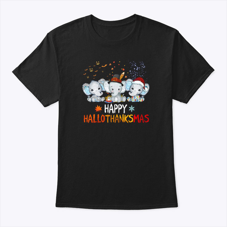 Happy Hallothanksmas Elephant Shirt 1.jpg