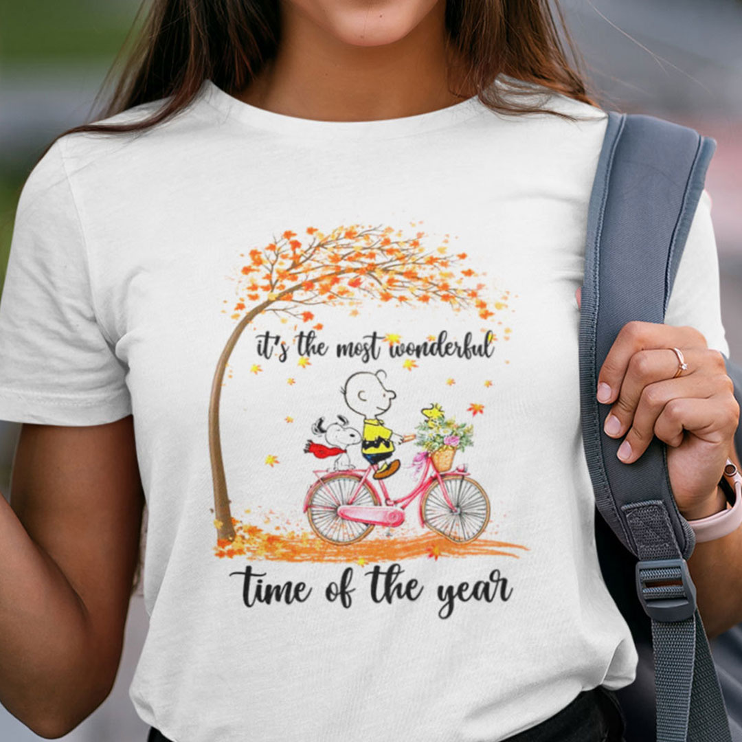 Its The Most Beautiful Time Of The Year Snoopy Autumn Shirt.jpg