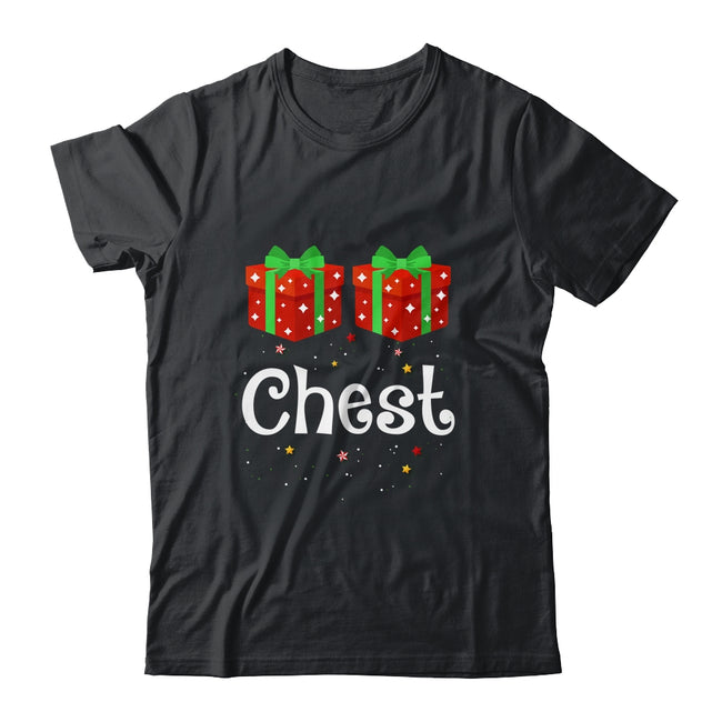 Chest Nuts Matching Chestnuts Christmas Couples Chest Fun Classic T Shirt Black 650x.jpg