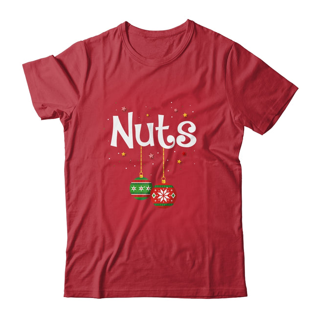 Chest Nuts Matching Chestnuts Christmas Couples Nuts Classic T Shirt Red 650x.jpg