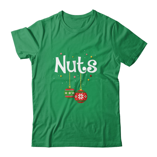 Chest Nuts Matching Chestnuts Christmas Couples Nuts Classic T Shirt Irish Green 650x.jpg