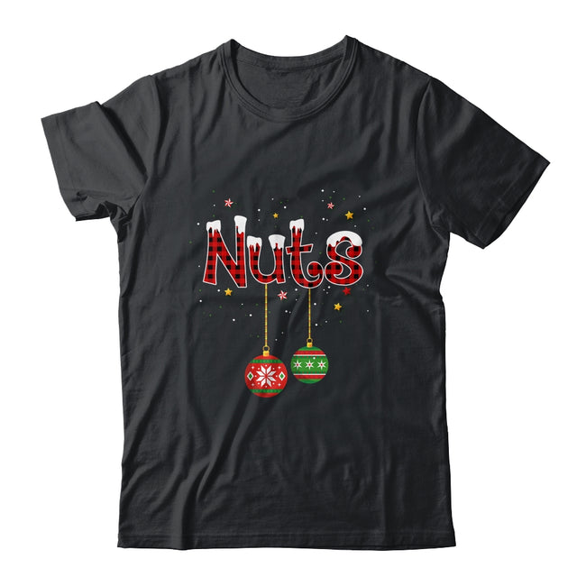Chest Nuts Christmas Matching Couples Men Chestnuts Classic T Shirt Black 650x.jpg