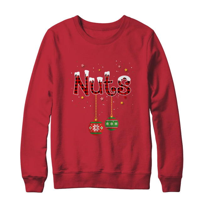 Chest Nuts Christmas Matching Couples Men Chestnuts Crewneck Sweatshirt Red 650x.jpg