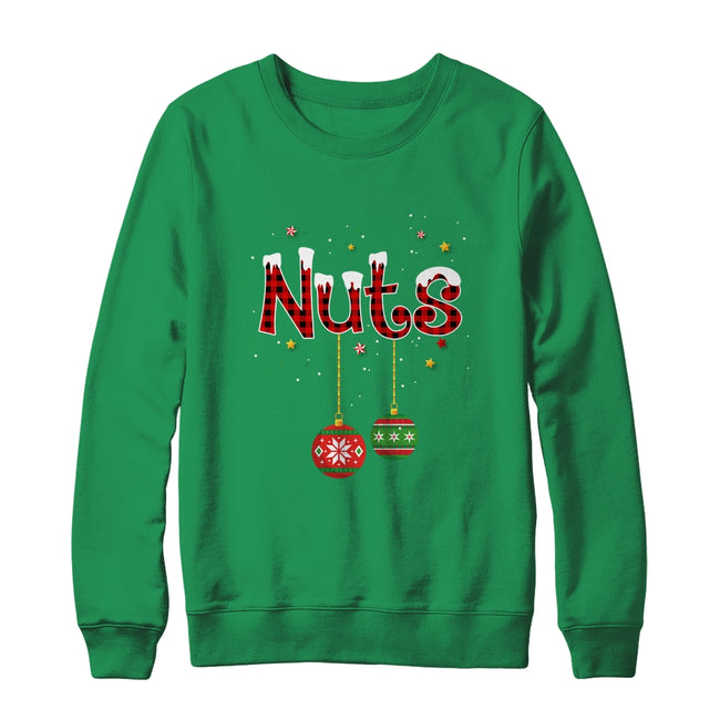 Chest Nuts Christmas Matching Couples Men Chestnuts Crewneck Sweatshirt Irish Green 650x.jpg