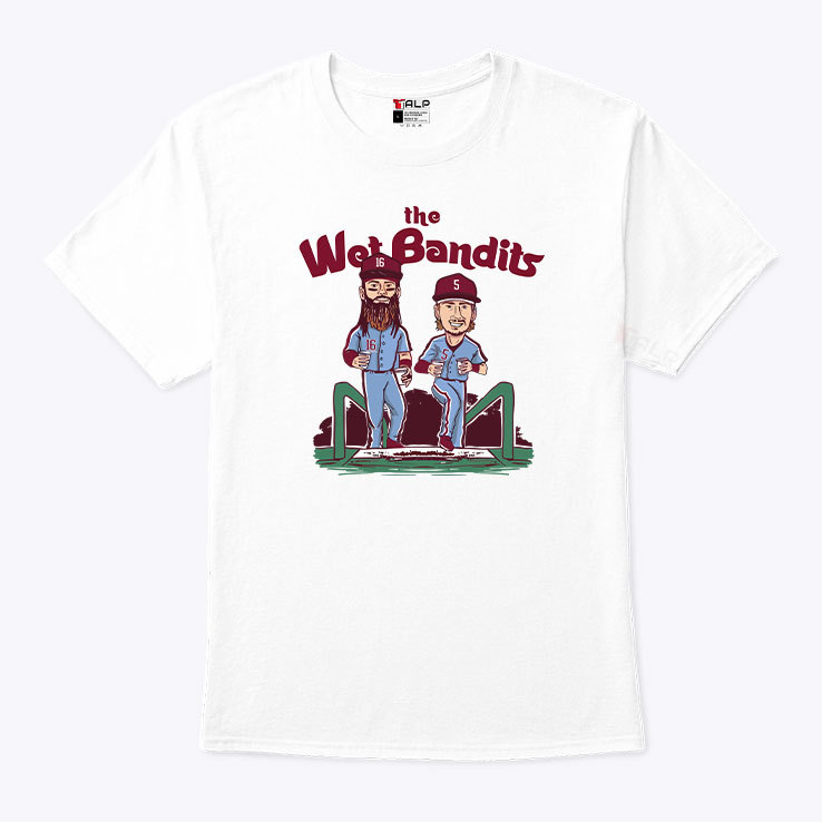 Phillies Brandon Marsh Bryson Stott The Wet Bandits T Shirt.jpg