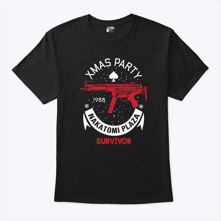 Nakatomi Plaza T Shirt Christmas Party 1988 Suvivor Gun 1.jpg
