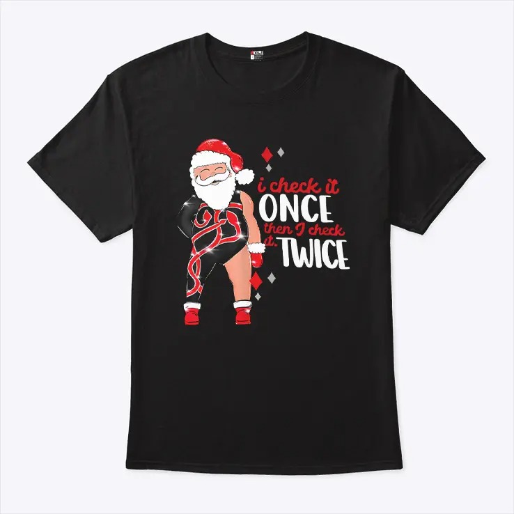 Taylor Swift I Check It Once Then I Check It Twice Santa Christmas Shirt 3.jpg