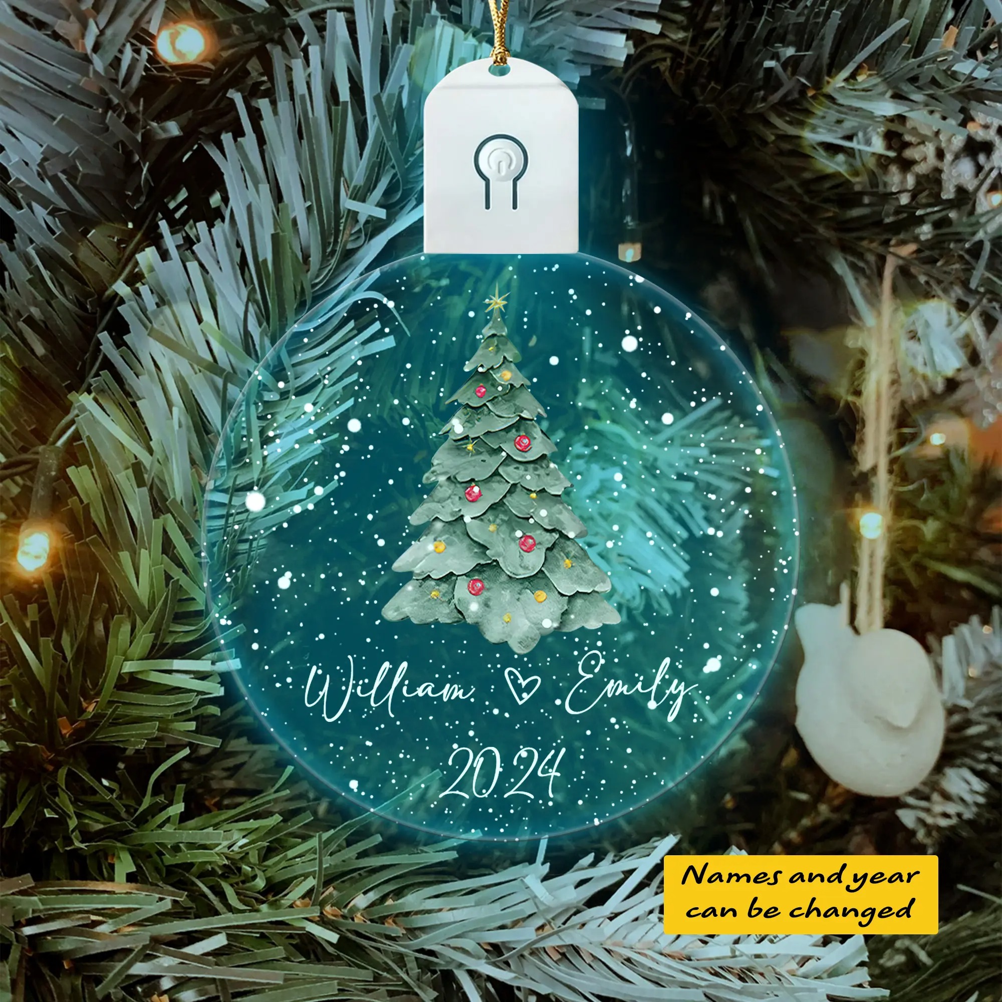 Couples Christmas Tree Led Personalized Acrylic Ornament.jpg