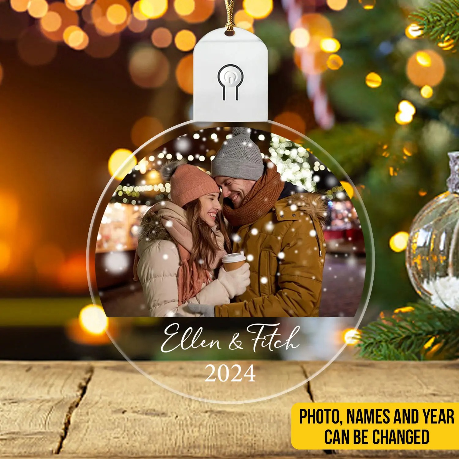 Personalized Photo Christmas Ornament For Couples 2.jpg