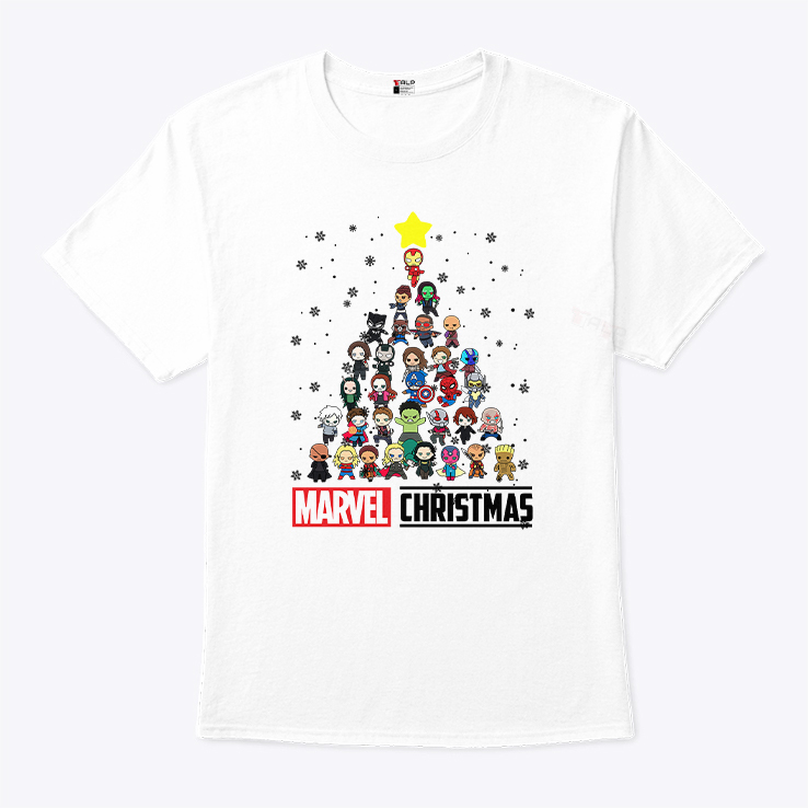 Marvel Christmas Tree T Shirt 4.jpg