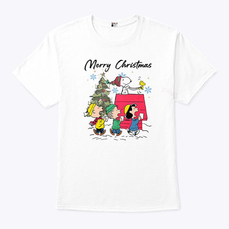 Snoopy And Friends Merry Christmas T Shirt 5.jpg