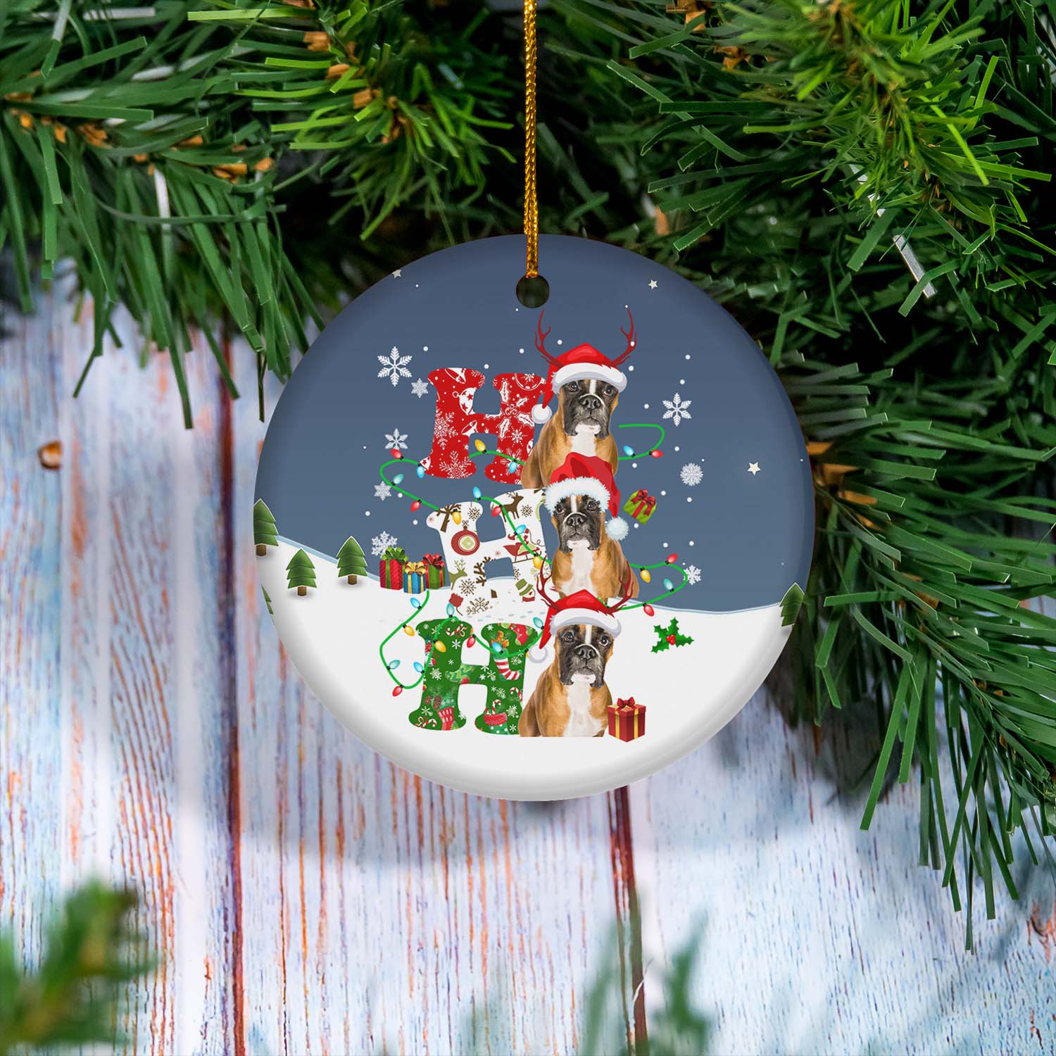 Ho Ho Ho Santa Elf Reindeer Boxers Christmas Ornament.jpg