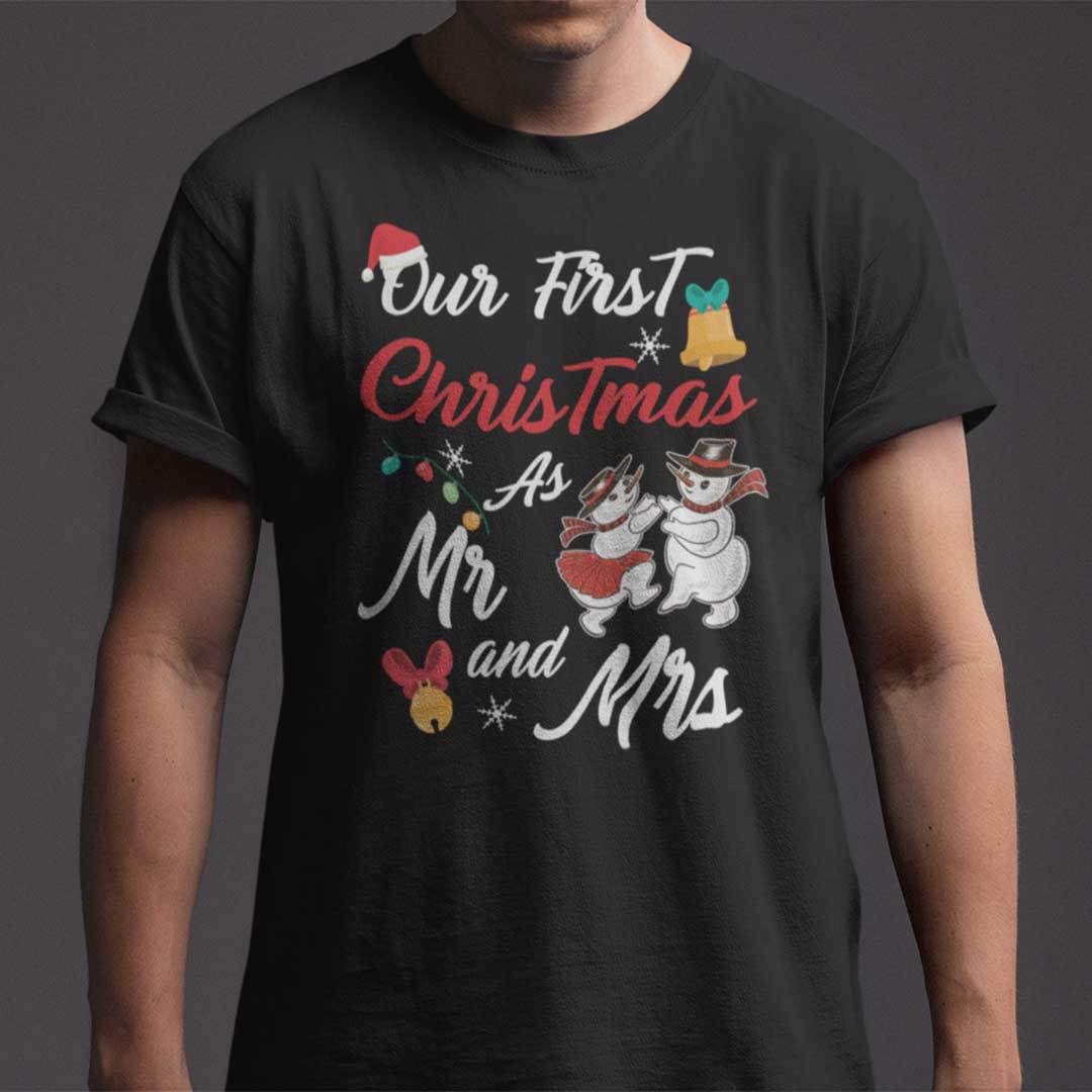 Our First Christmas As Mr And Mrs Shirt Newlyweds Gift.jpg