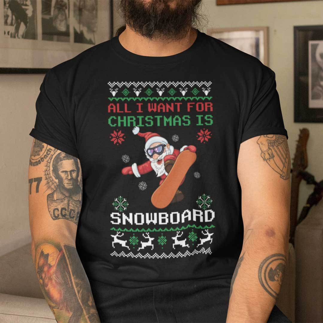 Snowboard Christmas Shirt Ugly Christmas Shirt.jpg