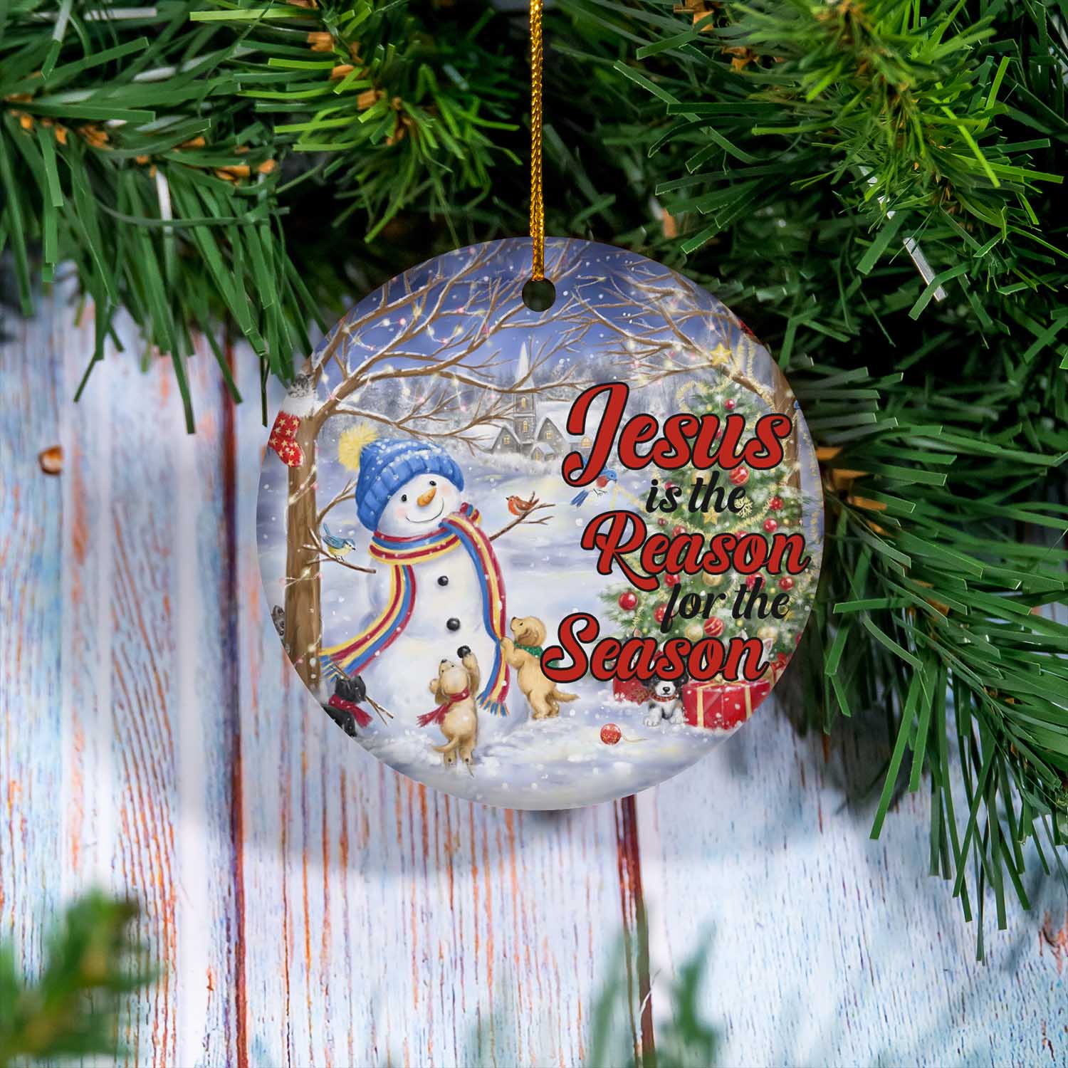 Jesus Is The Reason For The Season Ornament Christmas Gift.jpg