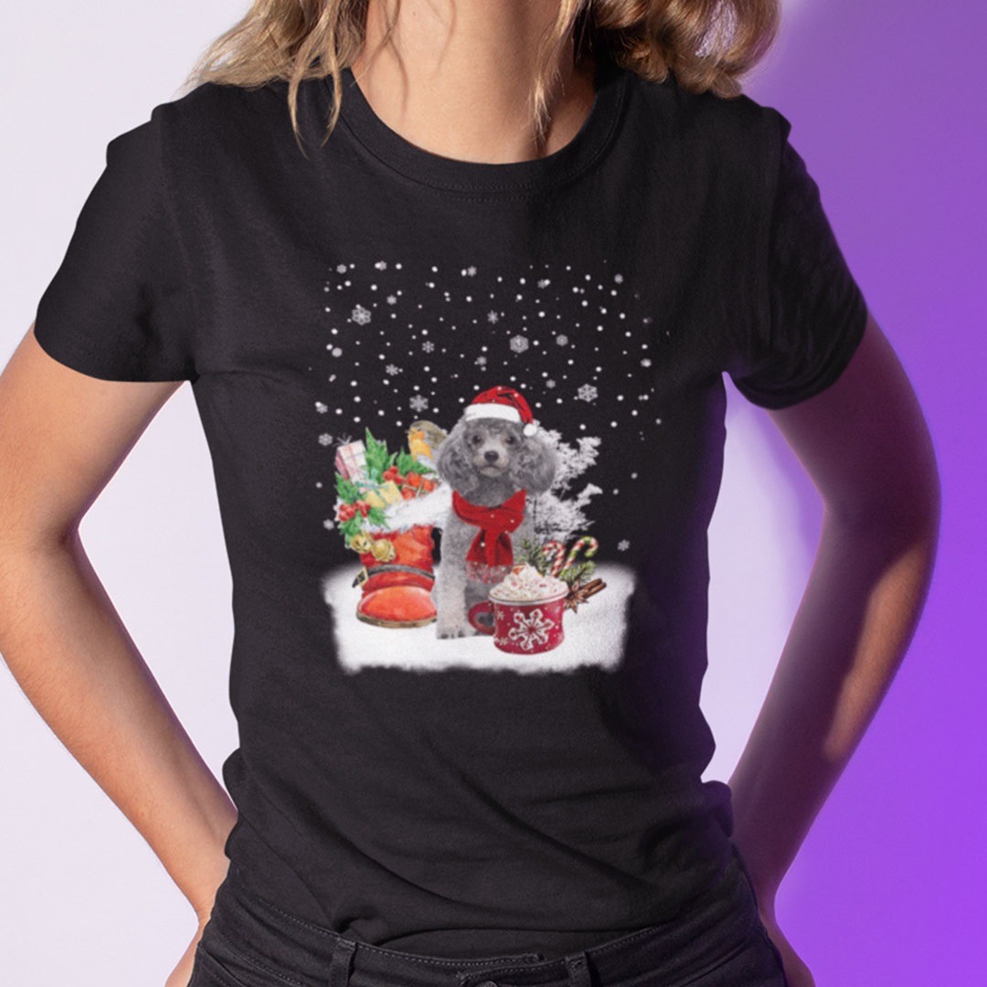 Miniature Poodle Dog Christmas Shirt Miniature Poodle Lovers.jpg