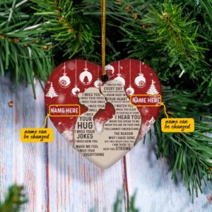 Personalized I Miss You I Miss Your Voice I Miss Your Smile Christmas Ornament 1 1.jpg