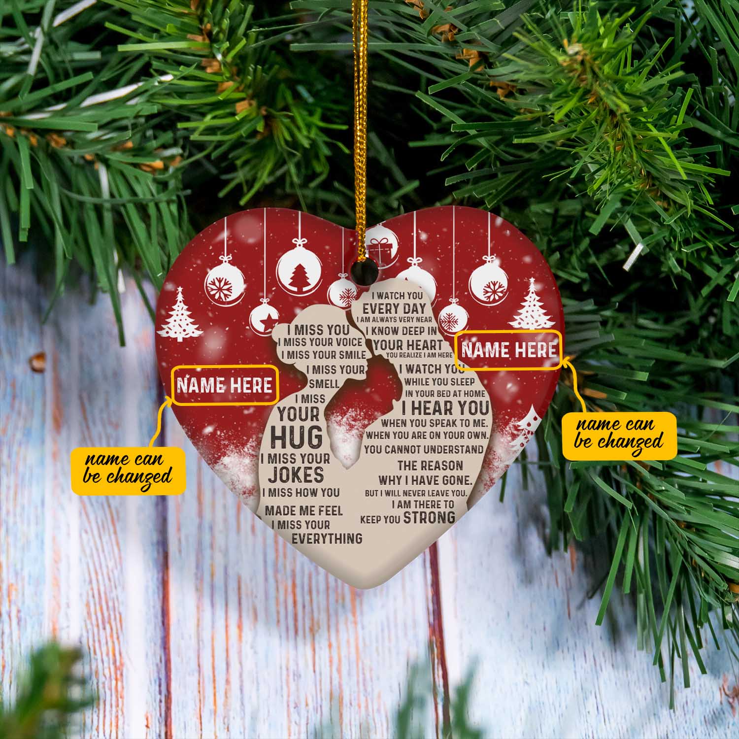 Personalized I Miss You I Miss Your Voice I Miss Your Smile Christmas Ornament 1 1.jpg Personalized I Miss You I Miss Your Voice I Miss Your Smile Christmas Ornament 1 1.jpg