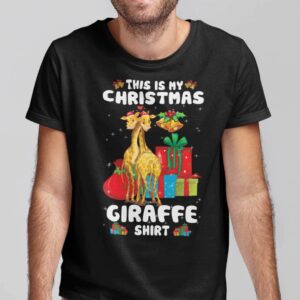 Christmas Giraffe T Shirt This Is My Christmas Giraffe Shirt 1.jpg