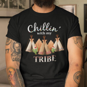 Love Christmas With My Tribe Shirt Chillin With My Tribe.jpg