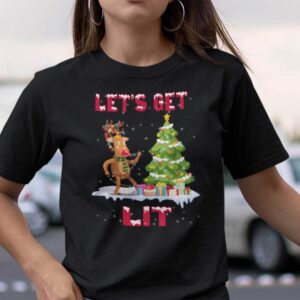 Lets Get Lit Christmas T Shirt Reindeer Chritsmas Tree.jpg