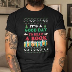 Book Christmas Tree Shirt Its A Good Day To Read A Book.jpg