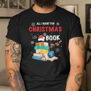 Book Christmas Tree Shirt All I Want For Christmas Is Book.jpg