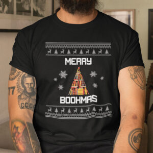 Book Christmas Tree Shirt Merry Bookmas 1.jpg