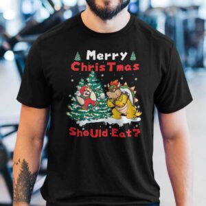 Mario Christmas T Shirt Merry Christmas Should Eat.jpg