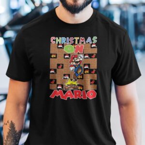Mario Christmas T Shirt Christmas On Mario 1.jpg