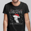 Christmas Giraffe T Shirt I Want A Giraffe For Christmas.jpg