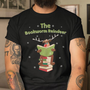 Book Christmas Tree Shirt The Bookworm Reindeer.jpg