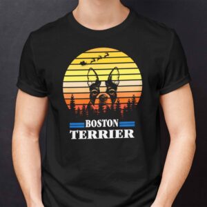 Boston Terrier Mens Christmas T Shirts Vintage.jpg