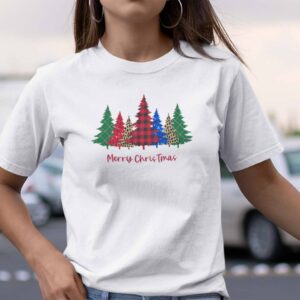 Boho Christmas Tree Shirt Merry Christmas Tee.jpg