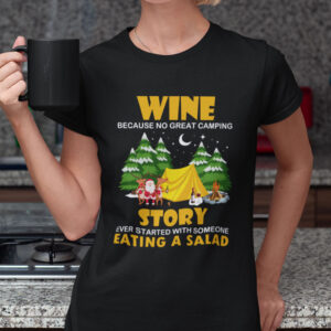 Christmas Camping Shirts Wine No Great Camping Started With Eating A Salad.jpg