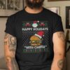 Happy Holidays With Cheese T Shirt Ugly Christmas Tee c.jpg
