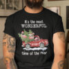 Christmas Cars Shirt Its The Most Wonderful Time Of The Year Red Car cc.jpg