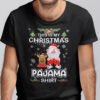 Reindeer Santa This is My Christmas Pajama Shirt Xmas Lights Funny Holiday T shirt.jpg
