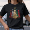 Christmas Trees with Buffalo Plaid Leopard Print Xmas T Shirt.jpg